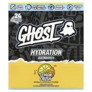 Ghost Hydration Electrolytes+, Lemon Crush, 24 Sticks, 0.32 oz 9 g Each
