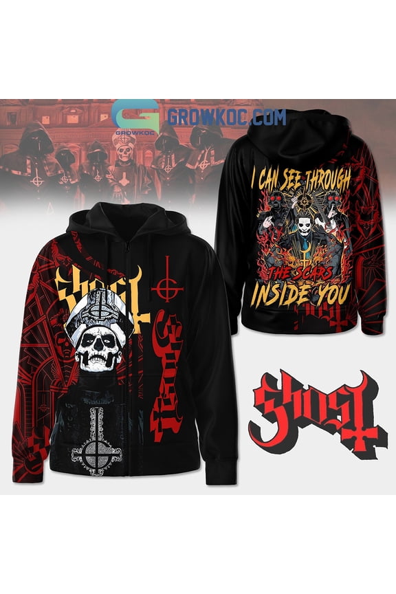 Ghost I Can See Through The Scars Inside You Hoodie Shirts