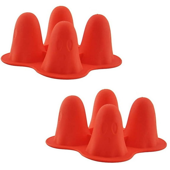 Ghost Ice Cube Tray - Flexible Mould for Jelly, Chocolate, and Homemade Treats - Easy Release & Non-Stick Design - Perfect for Halloween Parties and DIY Fun