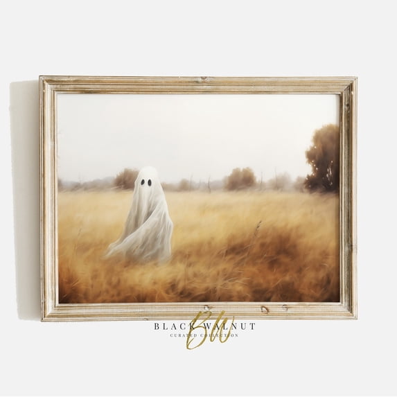 Ghost In Field Wall Art Print,