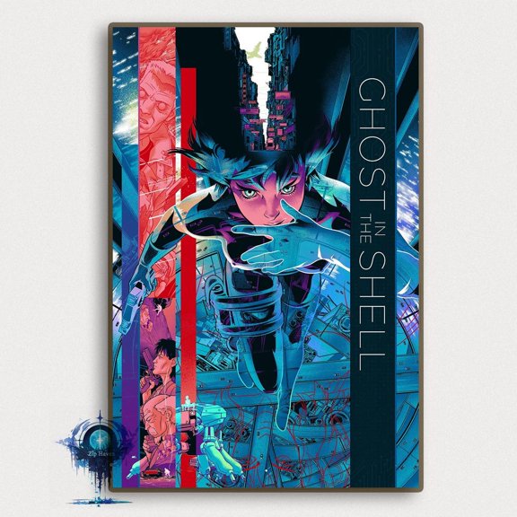 Ghost In The Shell Movie High Definition Art Print, Unframed Poster