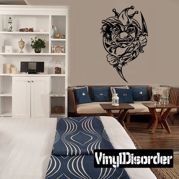 Ghost Jester with Knife Decal - 36 Inches