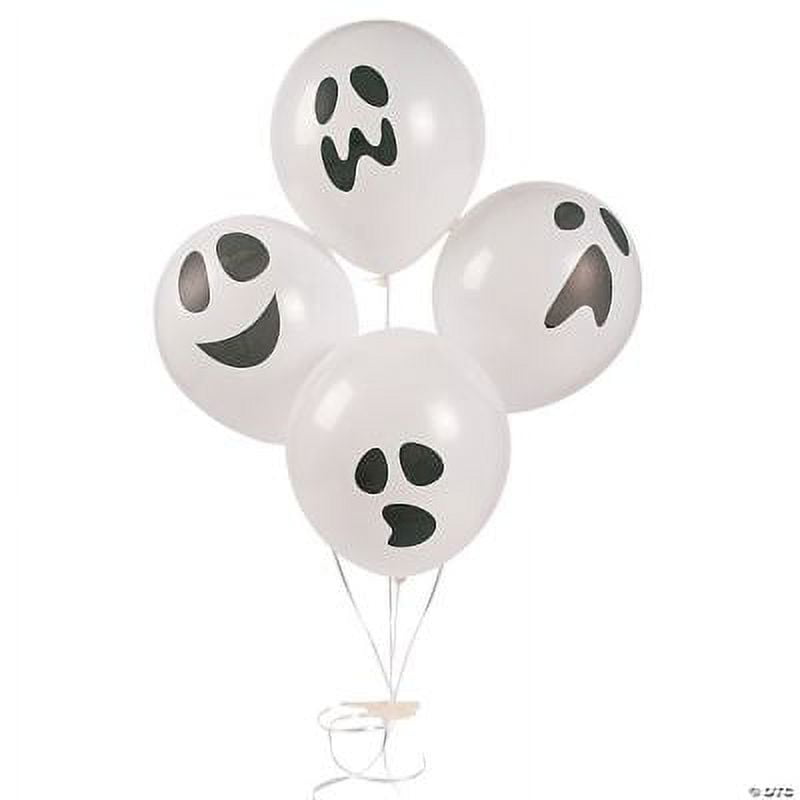 Ghost Latex Balloons - Party Decor - 48 Pieces - Walmart.com 