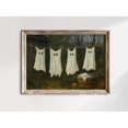 Rustic Fall Thumbnail Ghost Laundry Wall Art Print, Spooky Halloween Ghost Sheets Rustic ...