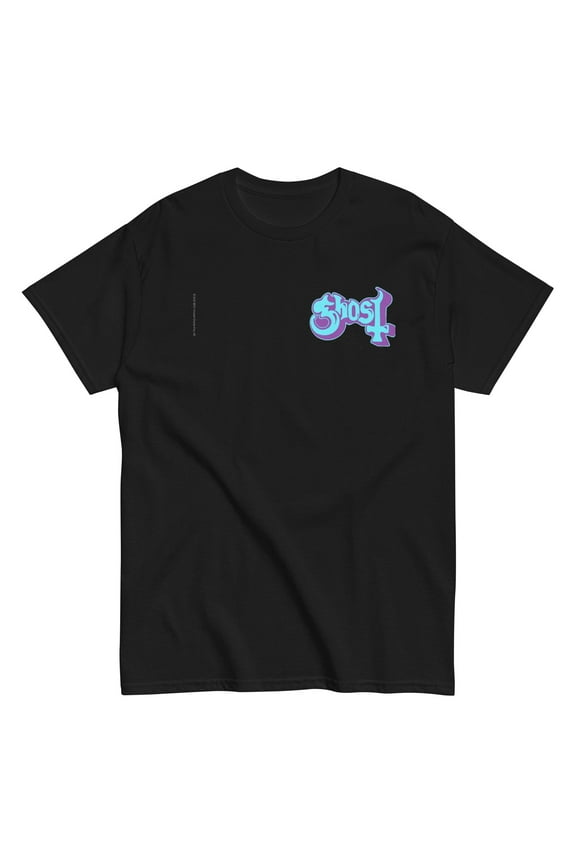 Ghost - Left Chest Logo Unisex T-Shirt - Black - 5XL