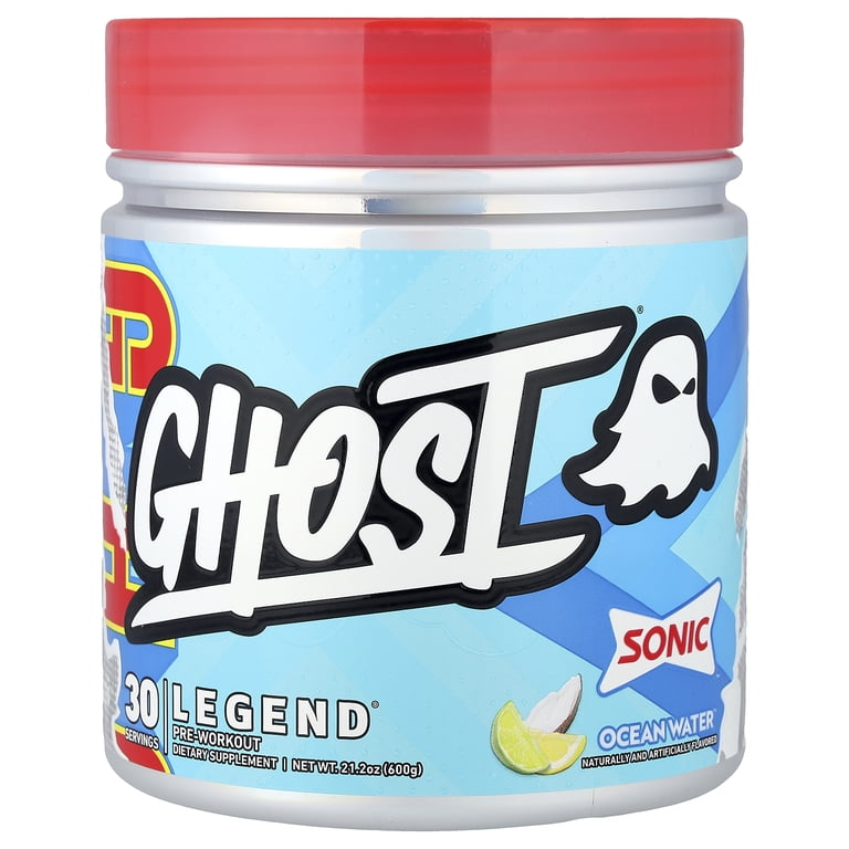 GHOST Ghost Legend Sonic Ocean Water Pre-Workout 21.2 oz - Walmart.com