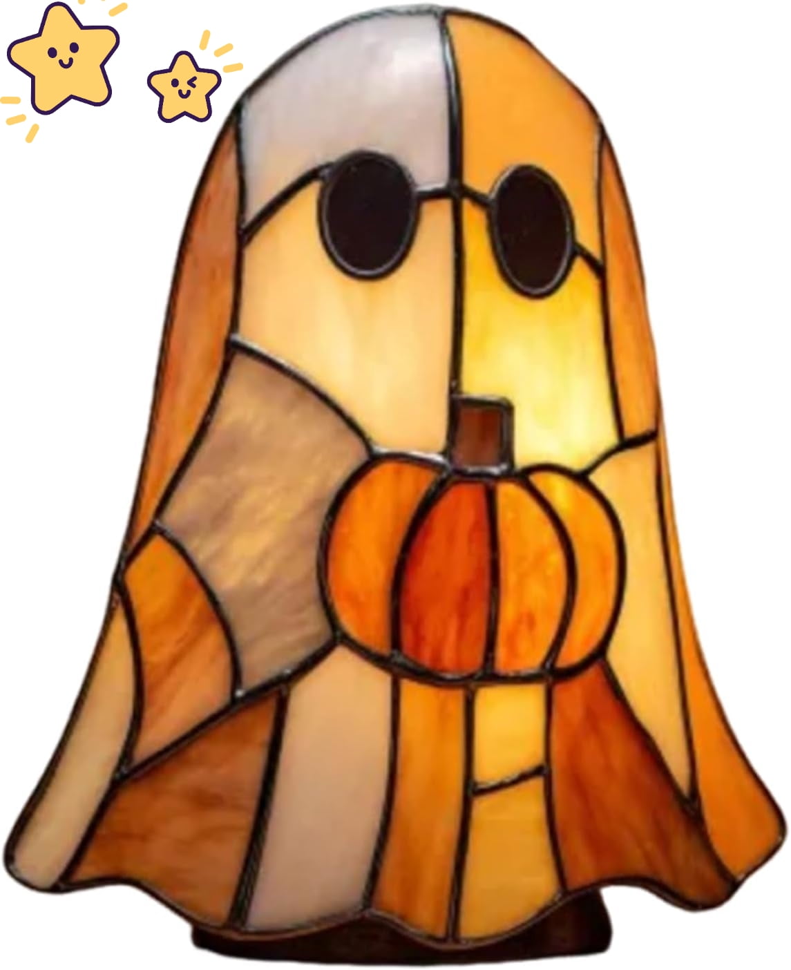 Ghost Lights - Spooky Night Lamp, Cute LED Decoration, Portable Illuminating Piece, Soft Glow Accent | Halloween Display, Nursery Bedroom Lighting, Holiday Shelf Ornament, Baby Room Ambience, Indoor