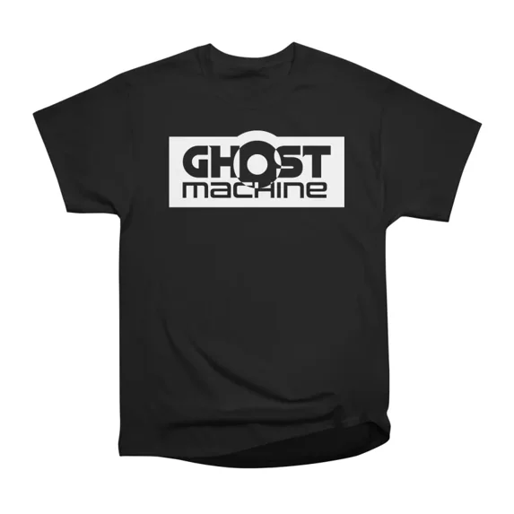 Ghost Machine Black letters White Logo T-Shirt Tee Gift For Him Merch ...