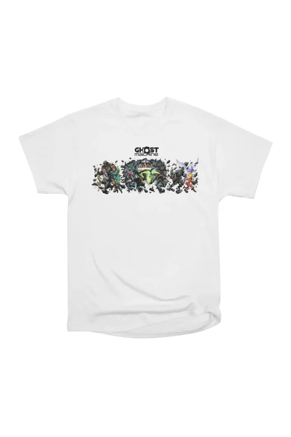 Ghost Machine Phase 2 Black Letters Transparent Logo T-Shirt Tee Gift For Him Merch For He