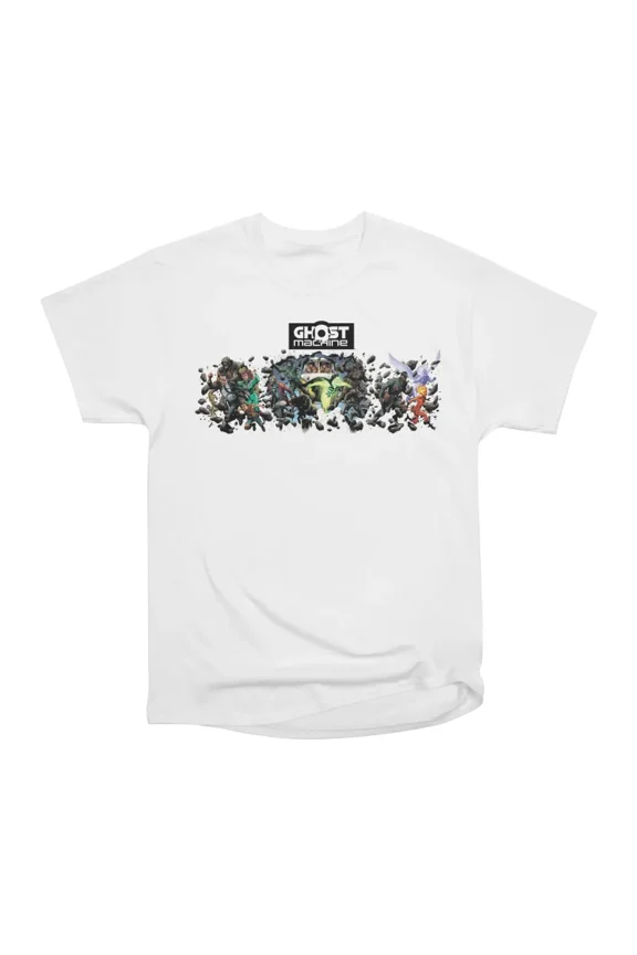 Ghost Machine Phase 2 White Letters Black Logo T-Shirt Tee Gift For Him Merch For Her Appa