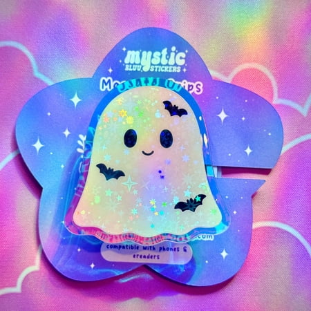 Ghost MagSafe Grip: Halloween Phone Grip With Magnetic Ring