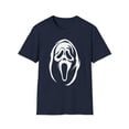thumbnail image 1 of Ghost Mask, Gildan Unisex Softstyle T-Shirt, Ghost Face Graphic Tee, S-3XL, 1 of 3