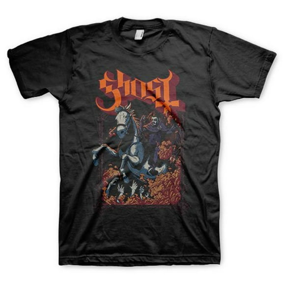 Ghost Men's Charger Logo T-Shirt Black Small | Officially Licensed Merchandise