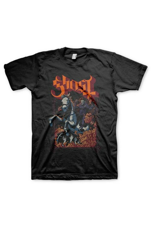 Ghost Men's Charger Logo T-Shirt Black Small | Officially Licensed Merchandise