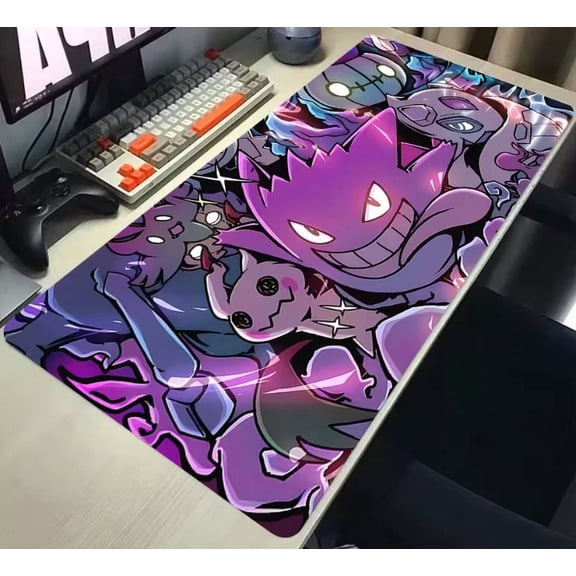Ghost Monster Anime Gaming Mouse Pad Keyboard Desk Mat, 40x80