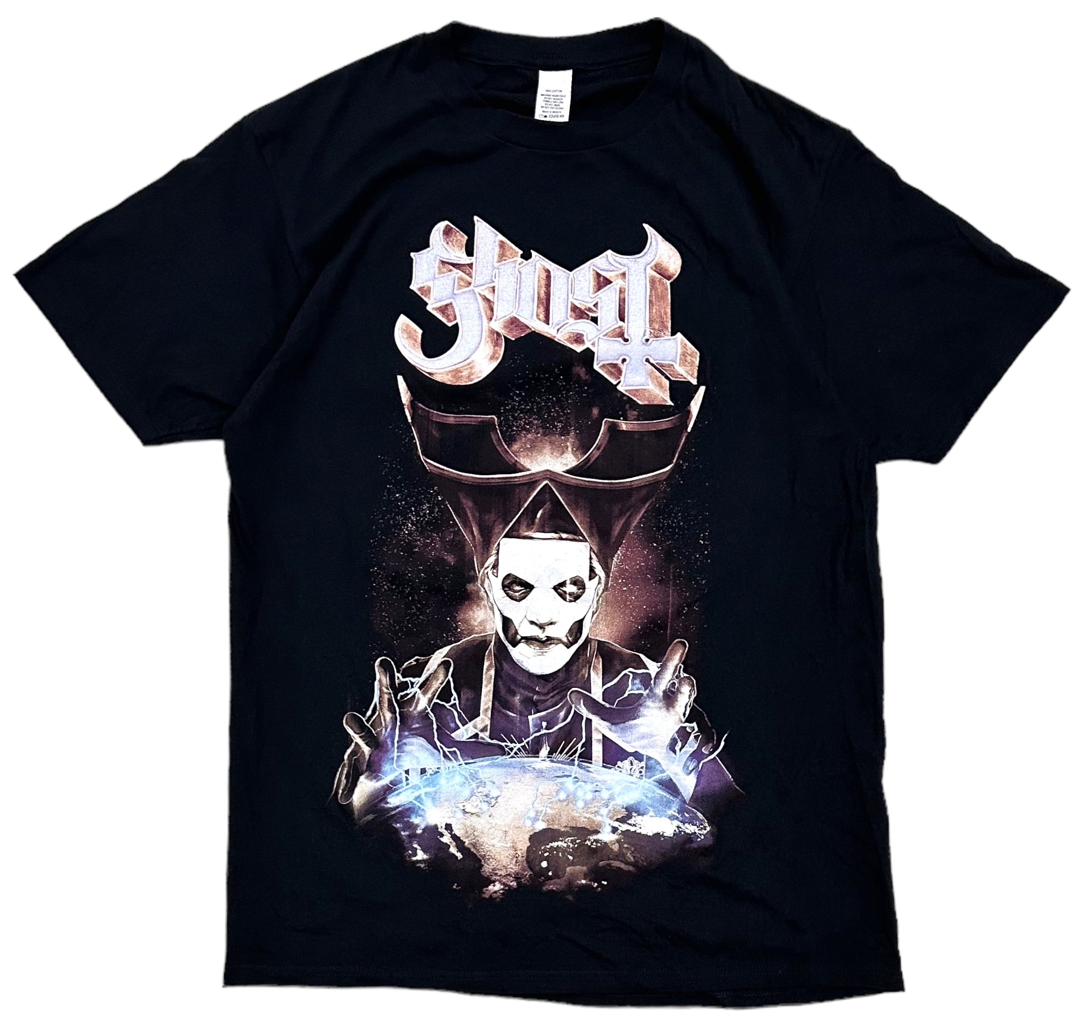 Ghost Band Merch, Men's Re-Imperatour 2023 Tour Tee (XXXL, Black
