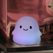 Ghost Night Light,Ghost Lamp,Halloween Night Light,Silicone Rechargeable Squishy Bedside Nursery Night Lamp for Kids Halloween Decorations and Gifts