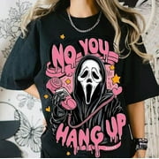 HALLOWEEN TSHIRT Ghost No You Hang Up Tee Halloween Ghost Boo Graphic Shirt Scream Face T-Shirt Unisex S-5XL