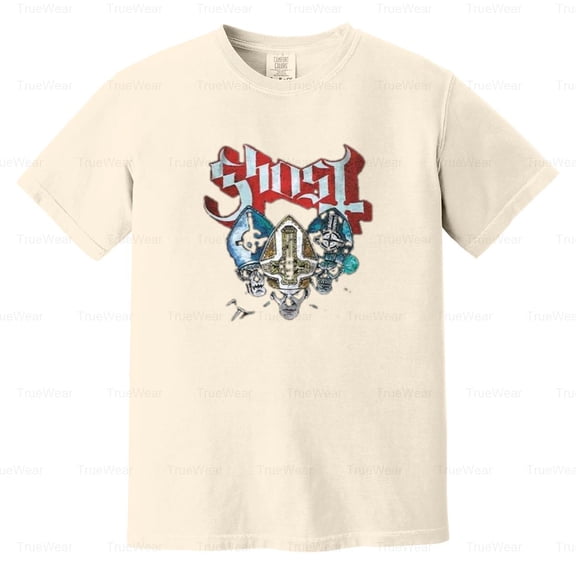 Ghost, Opus, Heavy Metal, Rock Tour, Vintage, Swedish Band, Papa, Dark Comfort Color T-Shirt Unisex, up to 4XL