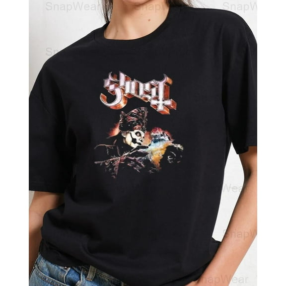 Ghost Opus Heavy Metal Rock Tour Vintage Swedish Band Papa Emeritus T-Shirt (6) Unisex, up to 5XL