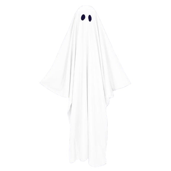 Ghost Outfits, Ghost Costume, Ghost Roleplay, Simple Ghost Halloween Costume Sheet Robe, 3 Eye Hole Ghost Cloak for Adult Trick Or Treat Cosplay, 3 Color Lightweight Ghost Outfit, White One Size