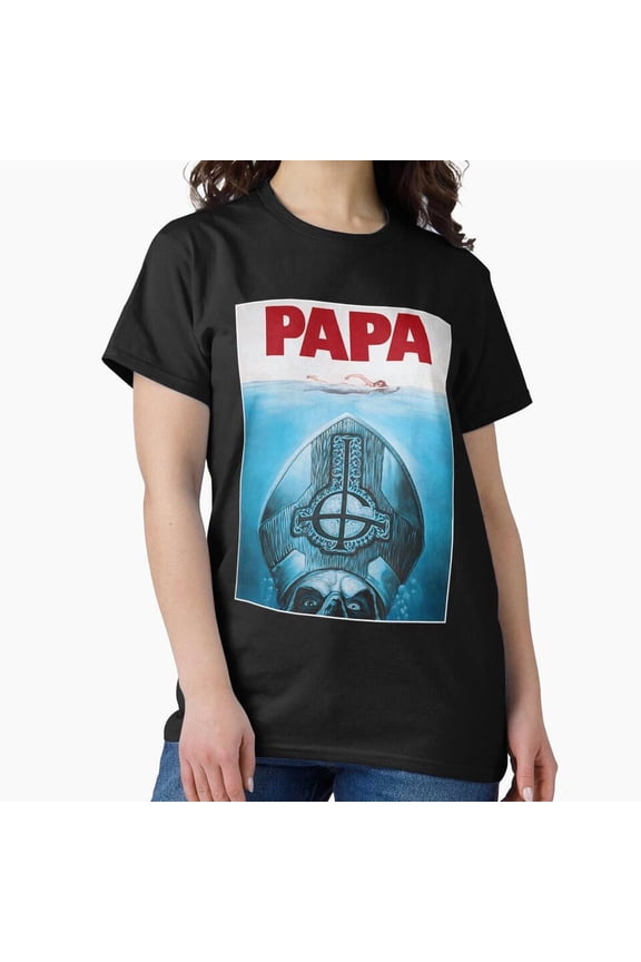 Ghost Papa Wall Art Swedish Rock Band Fan Graphic H19298 T-Shirt, for Men and Women, Up to Size 5XL