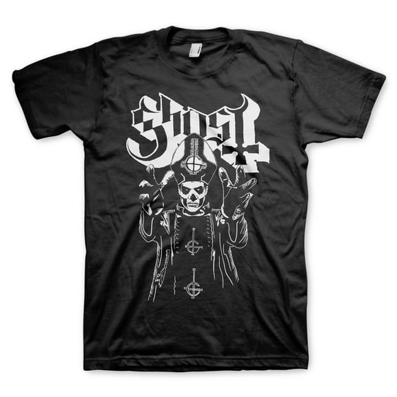 Ghost Papa Wraith M, L, XL, 2XL Black T-Shirt
