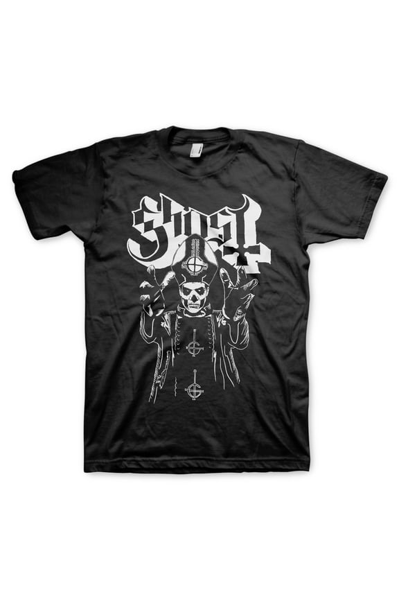 Ghost Papa Wraith M, L, XL, 2XL Black T-Shirt