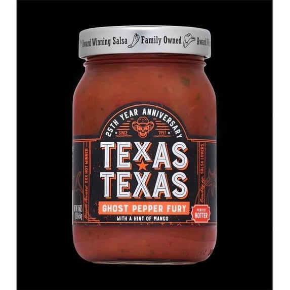 Ghost Pepper Fury Salsa - Hot - Pack of 6