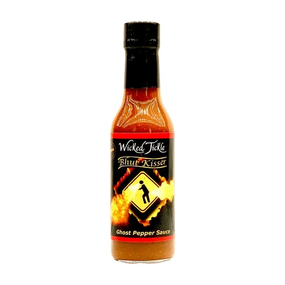 Ghost Pepper Hot Sauce Wicked Tickle Bhut Kisser Very Hot Award Winning Extreme Sauce