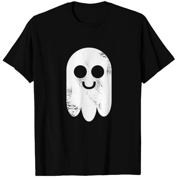 Keyhole Pictogram Ghost Pictogram cute Comic gift halloween T-shirt - Walmart.com