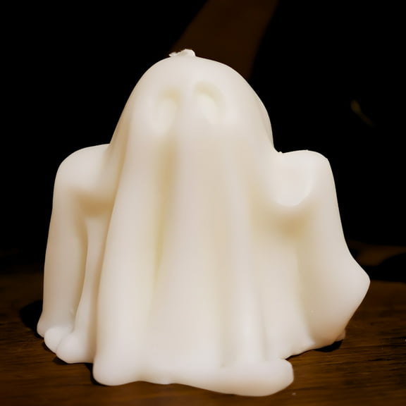 Ghost Pillar Candle