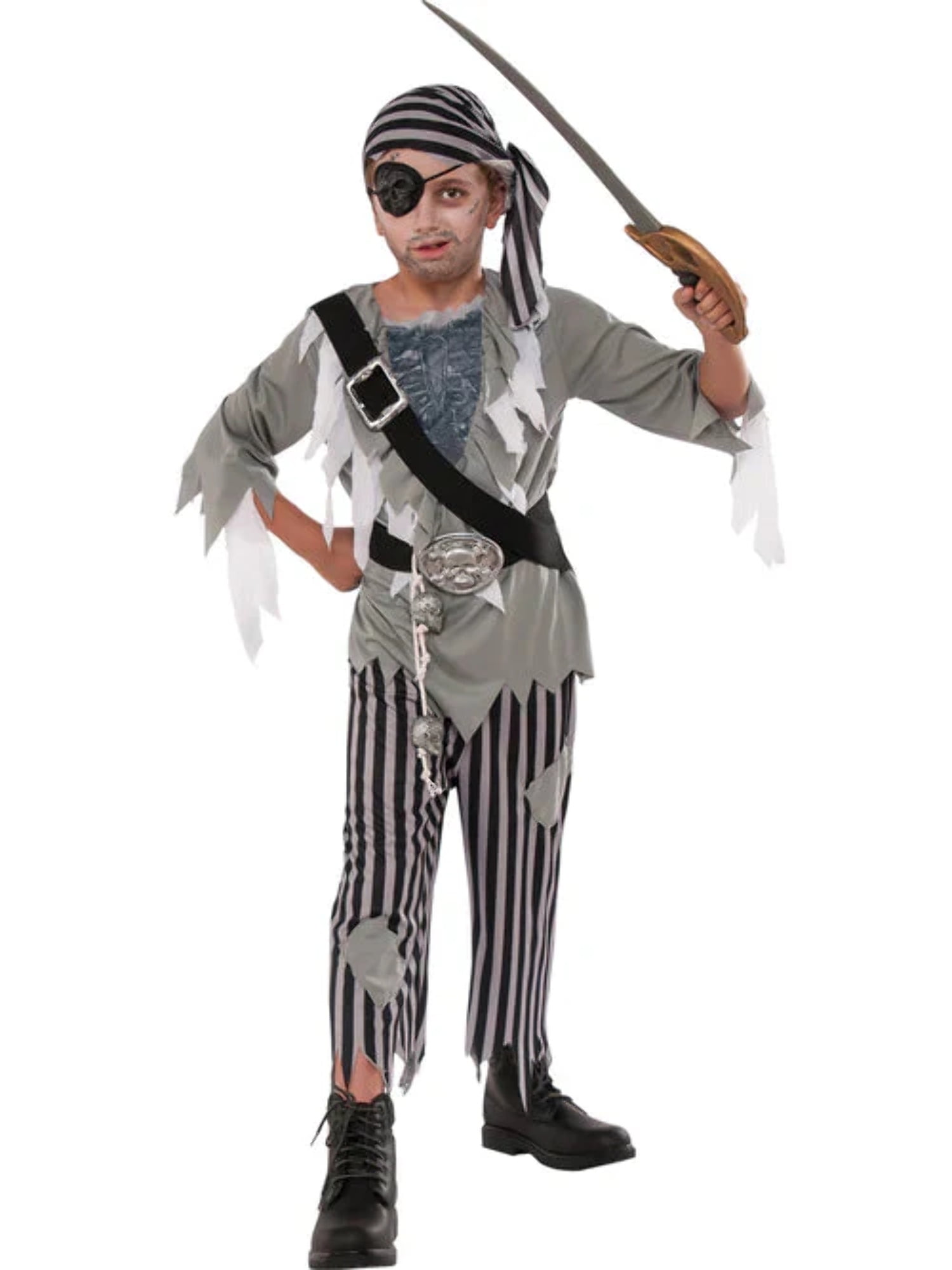 Ghost Pirate Boy Costume for Kids Ghost Pirate Boy Costume for Kids