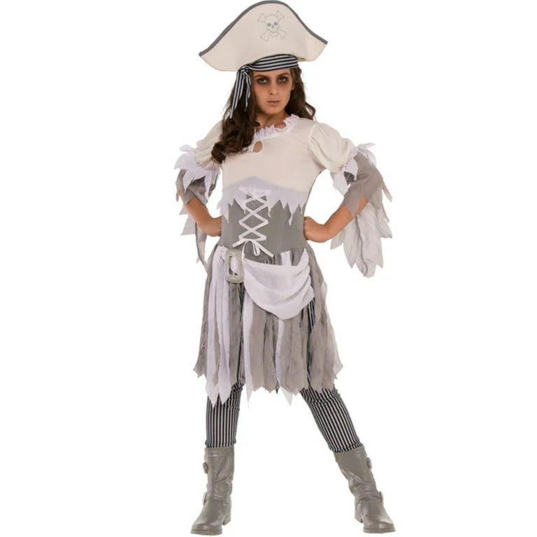 Ghost Pirate Girl Costume Kids