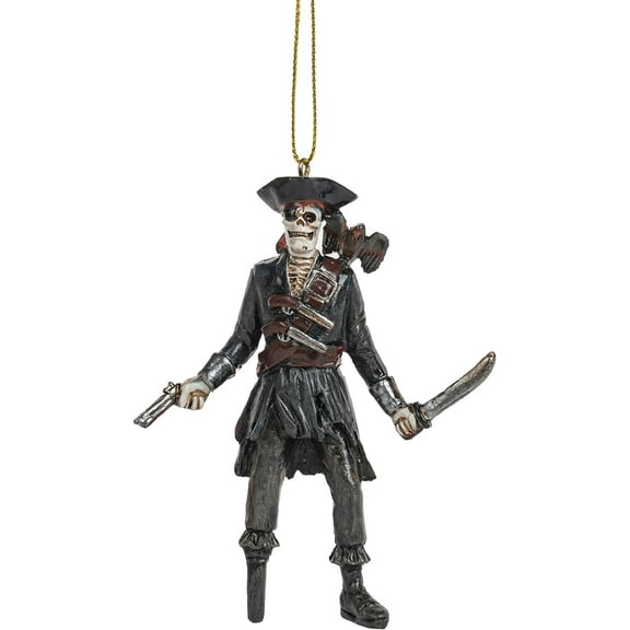 Ghost Pirate Skeleton Skull Christmas Halloween Tree Ornament