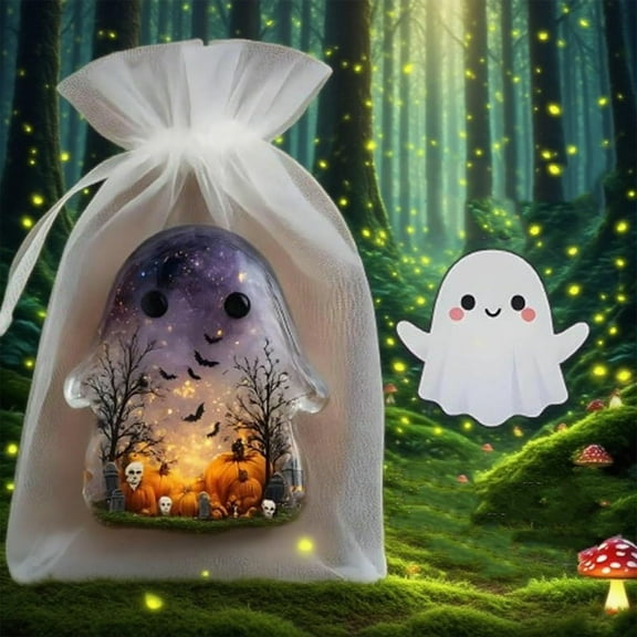 Ghost Pocket Cards, Cute Pocket Comfort Ghosts: A Hug in Your Pockets, Emotional Grief Support Halloween Themed Pockets Ghost Hug Tokens, Healing Symbolism and Memory Keeper