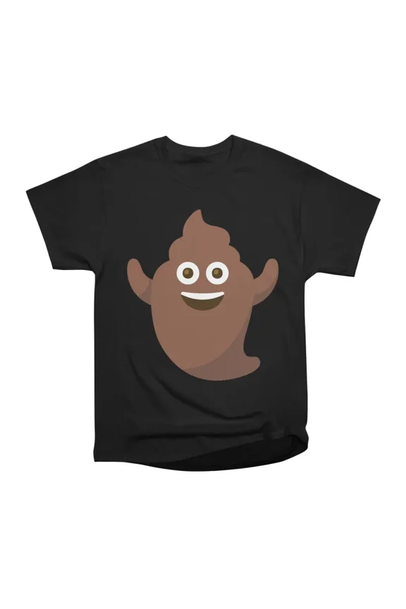 Ghost Poop Emoji T-Shirt Tee Gift For Him Merch For Her Apparel For Friend