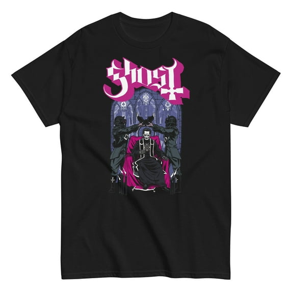 Ghost - Pray for Us Unisex T-Shirt - Black - Small