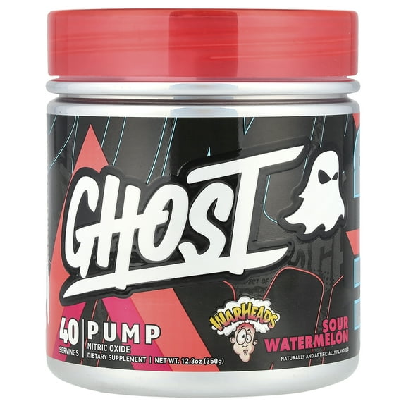 Ghost Pump, Warheads Sour Watermelon, 12.3 oz (350 g)
