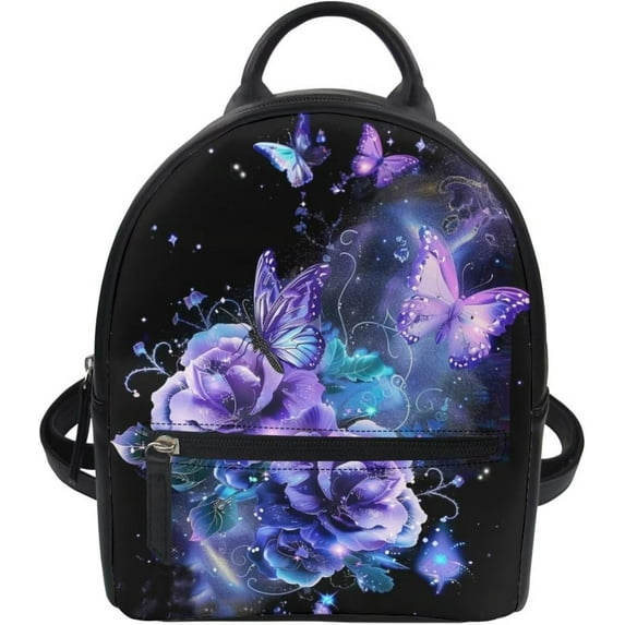 Ghost Purse for Teen Backpack Mini Handbag for Women Gifts Shoulder Bags Casual Daypack with Zipper Cute Handbag Tote Black Skull Halloween Gifts