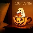 thumbnail image 1 of Ghost Reading Book Lamp, Halloween Decorations Indoor, Halloween Night Light, Ghost Pumpkin Reading Light A 10cm, 1 of 9