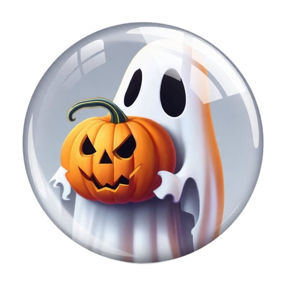 Ghost Refrigerator Magnets Set of 10 4cm Halloween Ghost Design for Home Office Haloween Decorations Haloween Decorations Accessories for Parties