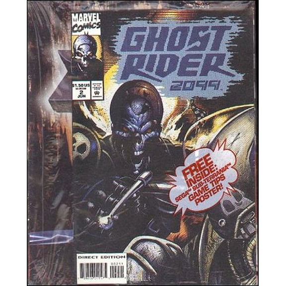 Ghost Rider 2099 #2 (with poster) VF ; Marvel Comic Book