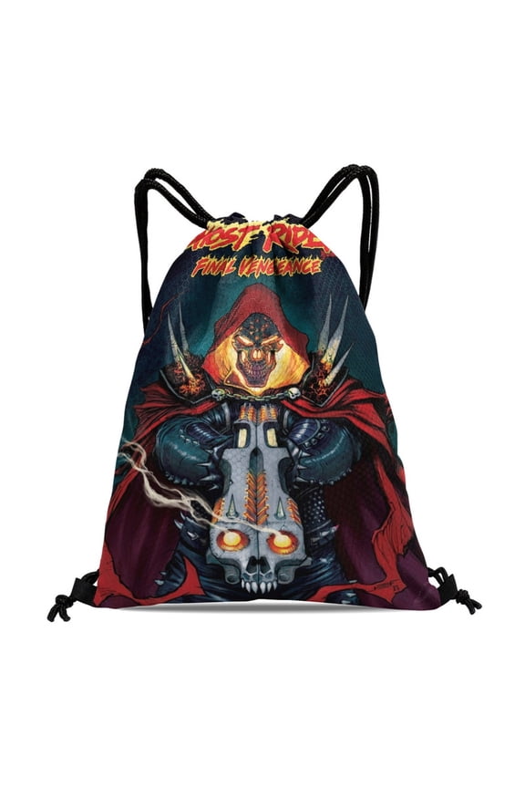 Ghost Rider Backpack Bag Goodies Merch Drawstring Party Favors Gym Waterproof Swimming Beach