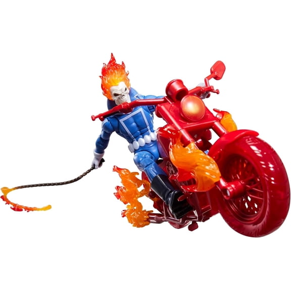 Ghost Rider Marvel Legends Series Johnny Blaze 6-Inch Action Figure with Motorcycle