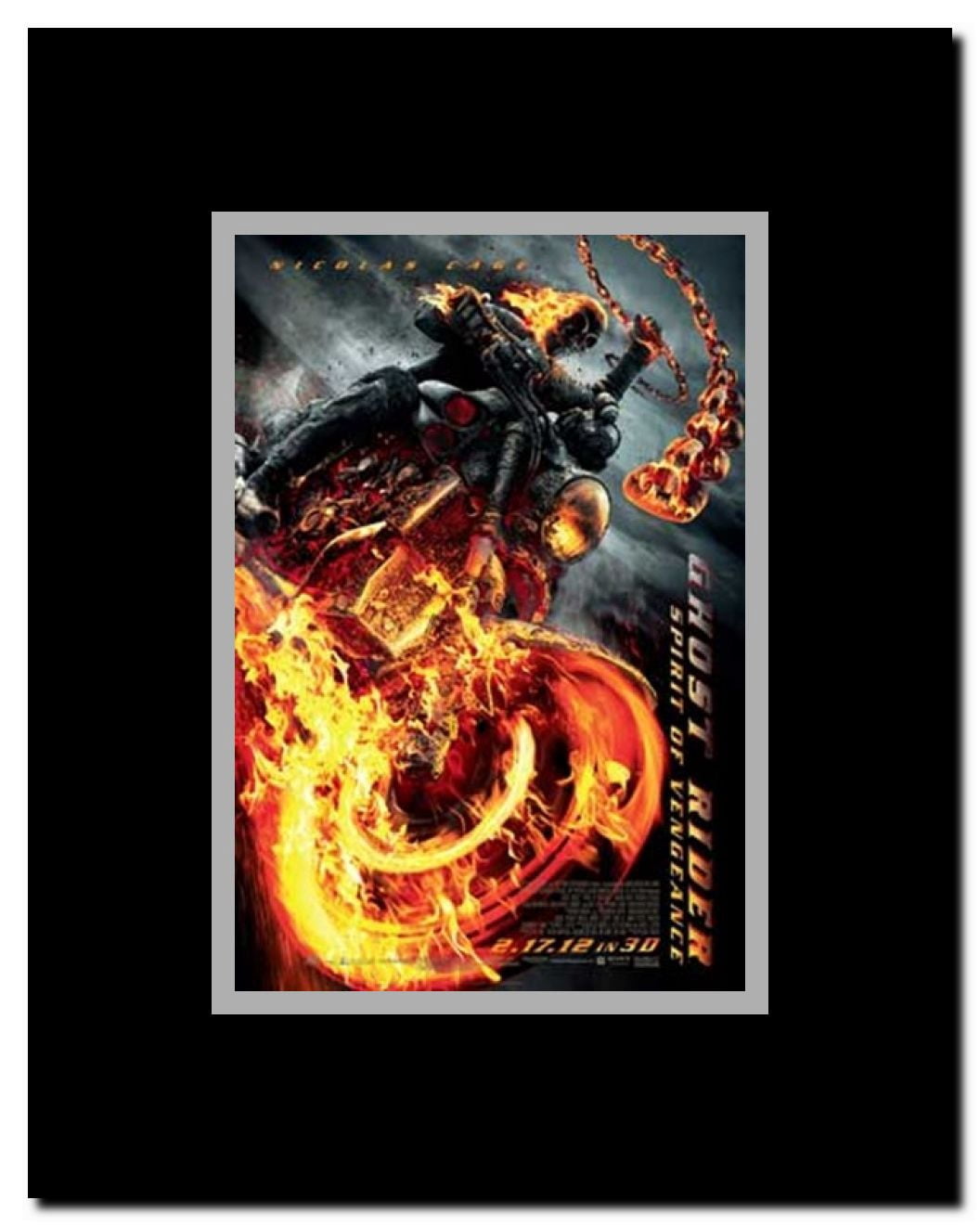 Ghost Rider: Spirit of Vengeance Framed Movie Poster