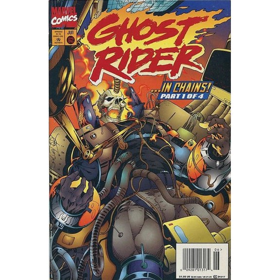 Ghost Rider (Vol. 2) #62 (Newsstand) VF ; Marvel Comic Book