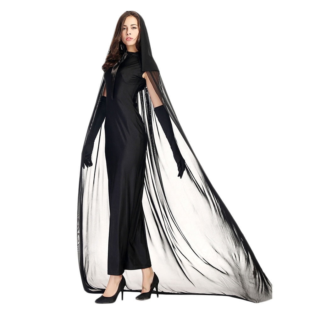 Ghost Robe Ghost Designed Robe Halloween Dancing Party Long Gown Fancy