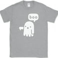 thumbnail image 1 of Ghost Says Boo T-Shirt Funny Disapproval Halloween Sarcastic Humor Novelty Tee - Heather Grey, 2XL, 1 of 1