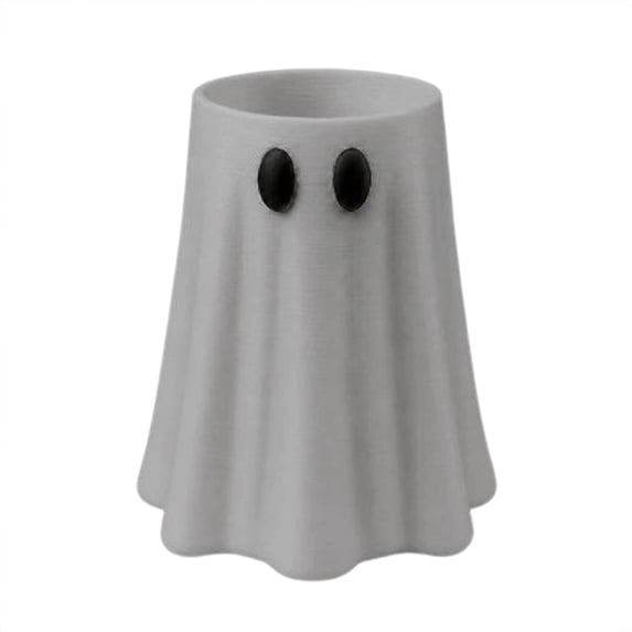 Ghost Shaped Can Cooler, Cute Ghost Insulated Drink Can Holders, Universal Fit Standard Slim Tall Soda Beer Cans, Novelty Bottle Wrap, Thermal Can Cozy, Drink Sleeve for Cans, Grey